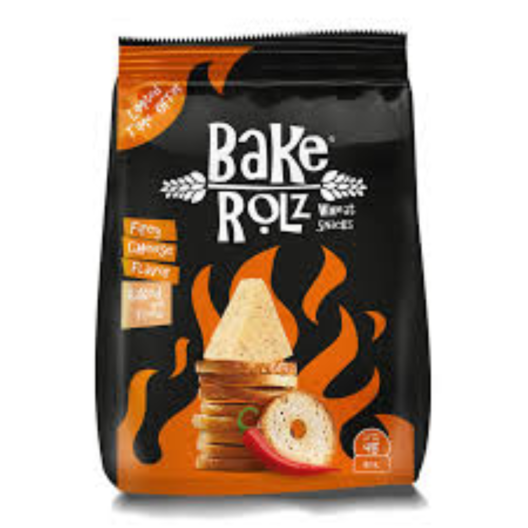BAKE ROLZ SPICY CHEESE 40G